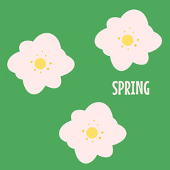 card with flowers vector illustration © Tatiana