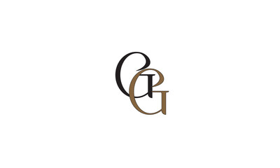 GG, G , G Abstract Letters Logo Monogram	