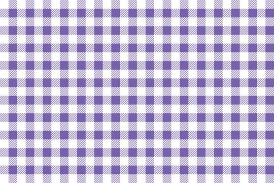 Gingham pattern purple background