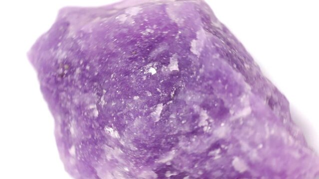 purple mineral called lepidolite from which lithium is obtained used in medicine and in technological industry to the production of Li-ion batteries