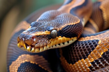 Obraz premium The boa constrictor is a species of large, heavy-bodied snake. 