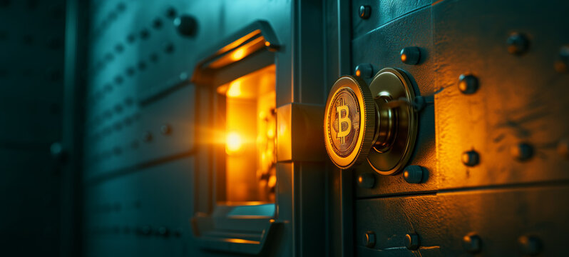 Bitcoin security concept