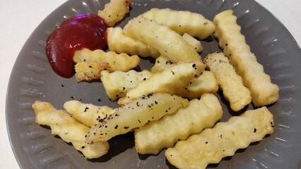 french fries, american food