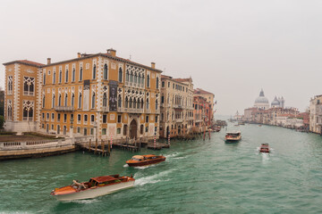 The Grand Canal with the most beautiful palaces and villas of the most influential people