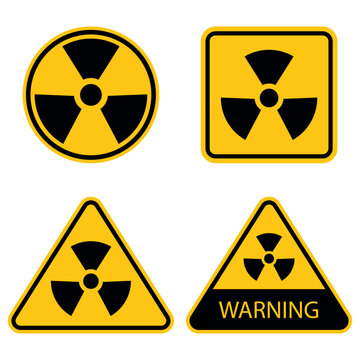 Nuclear zone signs set