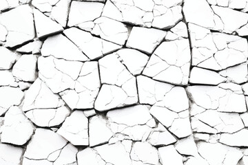 Cracks on a wall. Abstract background. Vector the cracks concrete texture white and black. Black and white grunge texture of cracks in a wall. EPS 10.