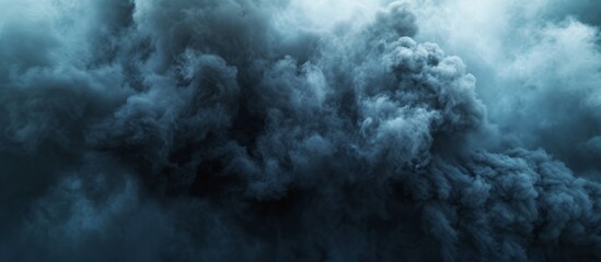 Abstract Black Smoke: A Pollution-Filled Background with an Abstract Twist