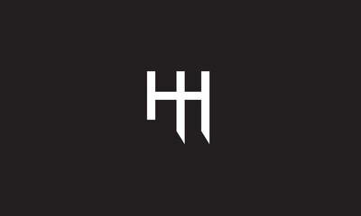 HH, H , HH Abstract Letters Logo Monogram