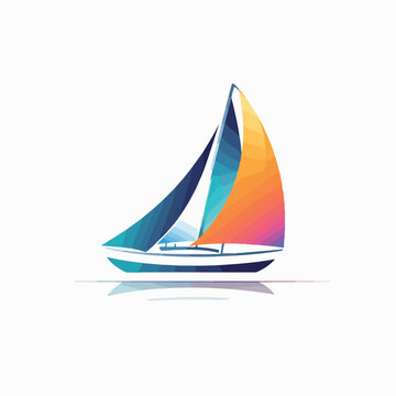 recommend clip art: Catamaran in cartoon, doodle style. Image for t shirt. Isolated 2d vector illustration in logo, icon, sketch style, Eps 10. AI Generative