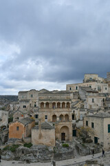 The old town of Matera, Italy.