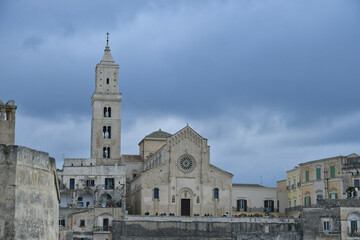 The old town of Matera, Italy.