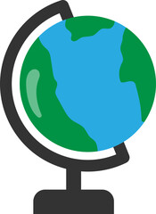 illustration of earth globe