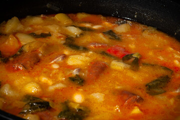 chickpeas with chorizos