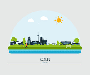 Köln Skyline - 727759138