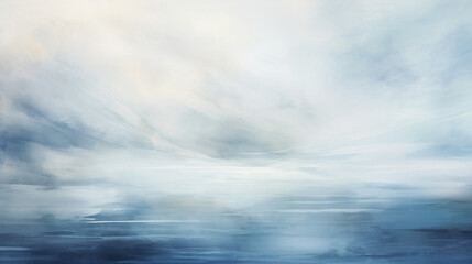 An abstract seascape inspired by the works.