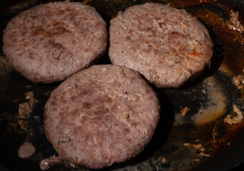 burgers on the grill