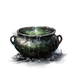 green cast pot 
