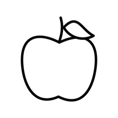  apple icon with white background vector stock illustration