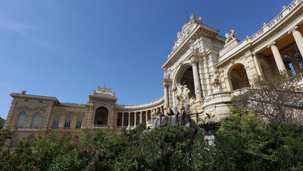 Obraz premium Palacio Longchamp, Marsella, Francia