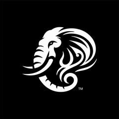 The Elephant Head logo Symbol Icon