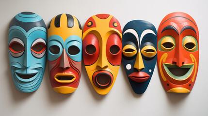 A Gallery of Masks with Diverse Expressions