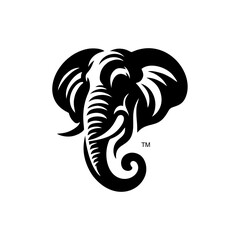 The Elephant Head logo Symbol Icon