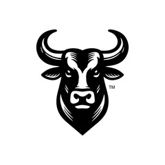 The bull head logo symbol icon