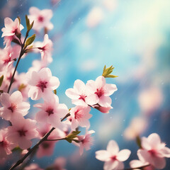 Expressive Blooms: Abstract Floral Art for Spring or Summer