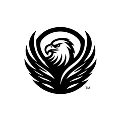 Falcon head Logo symbol