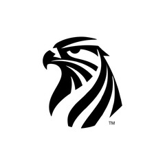 Falcon head Logo symbol