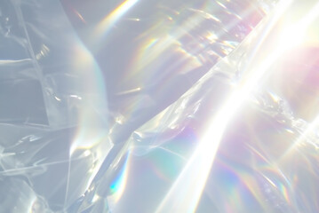 光の屈折と反射の太陽光のフレア背景