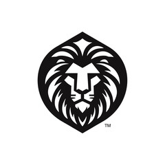 The lion head icon symbol logo