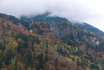 Fototapeta premium Marquartstein im Herbst