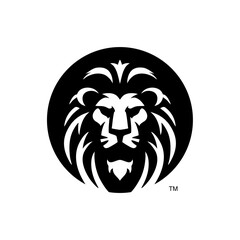 The lion head icon symbol logo