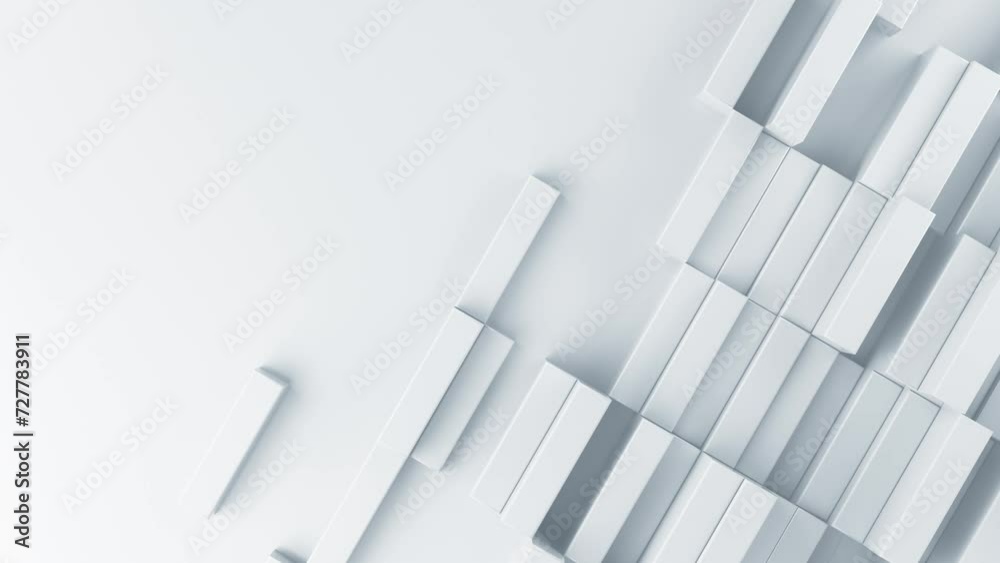Poster white abstract background. 3d render simple minimal motion texture for trendy business high technolo