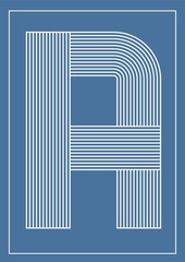 Letters. Modern. Nostalgic. Letter design. Lines. Sporty. Circles, curves.