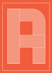 Letters. Modern. Nostalgic. Letter design. Lines. Sporty. Circles, curves.