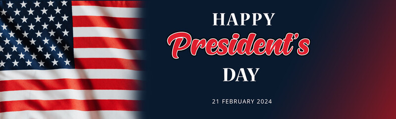 Obraz premium Happy President's Day background design, poster, banner,greeting card,.illustration