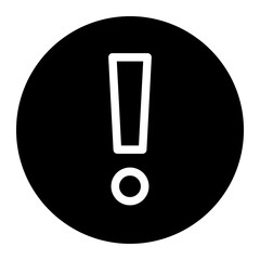 Exclamation Mark Sign Warning About An Emergency