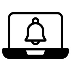 device notification icon set. bell notification icon