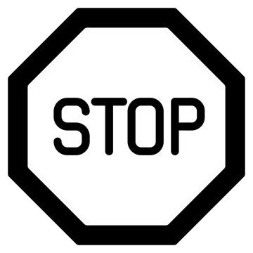recommend clip art: stop icon