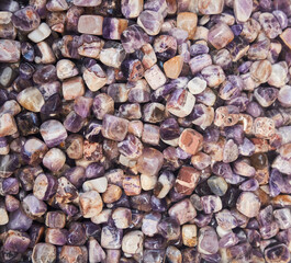 Semi-precious stones, minerals. There are many stones of the same kind. The texture.