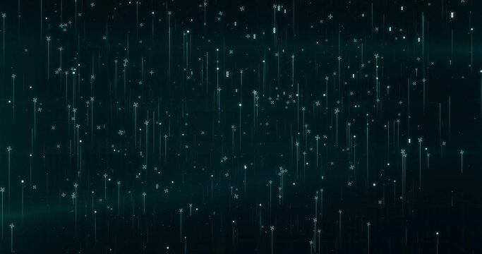 Abstract Futuristic Lines Background. Lines Particles And Dark Background.