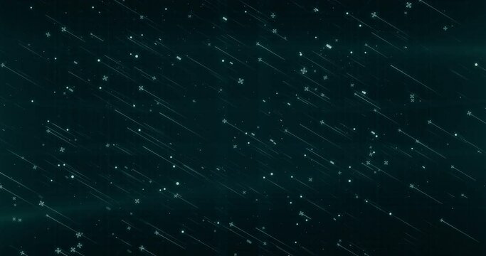 Abstract Futuristic Lines Background. Lines Particles And Dark Background.