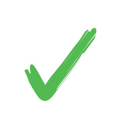 Right Green Check Mark Bullet Checklist vector design element