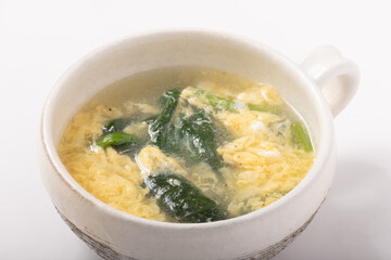 ほうれん草の卵スープ