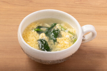 ほうれん草の卵スープ