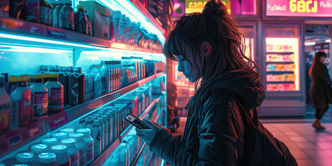 Fototapeta premium Mystery Shopper: Secretly Evaluating Customer Service and Retail Experiences