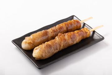 肉巻ききりたんぽ串