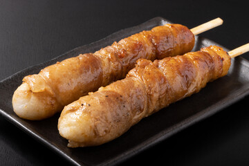 肉巻ききりたんぽ串